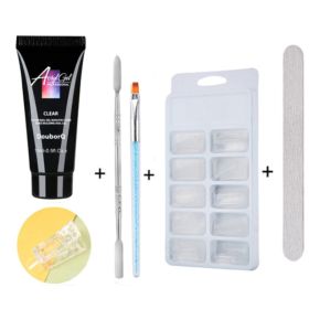 Nail Polish Art For Nails Extensions Manicure DIY (Option: Clear Set)